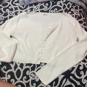 brandy melville/ john galt cropped cardigan